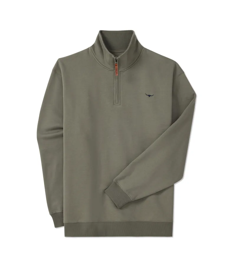 RM Williams Mulyungarie Jumper Olive-6